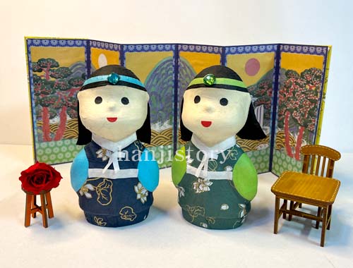 한지이야기 도령 닥종이인형만들기 교육 취미 전통 재료 DIY 키트 어린이집/학교 수업 : 한지이야기