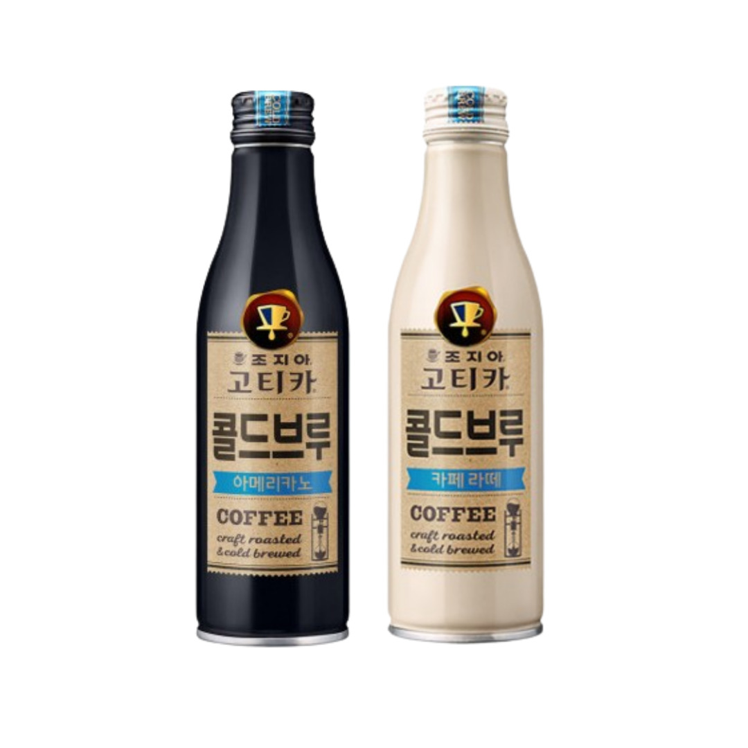 조지아 고티카 콜드브루 아메리카노 카페라떼 커피 265ml 18개 2박스 36개 : GO BAND