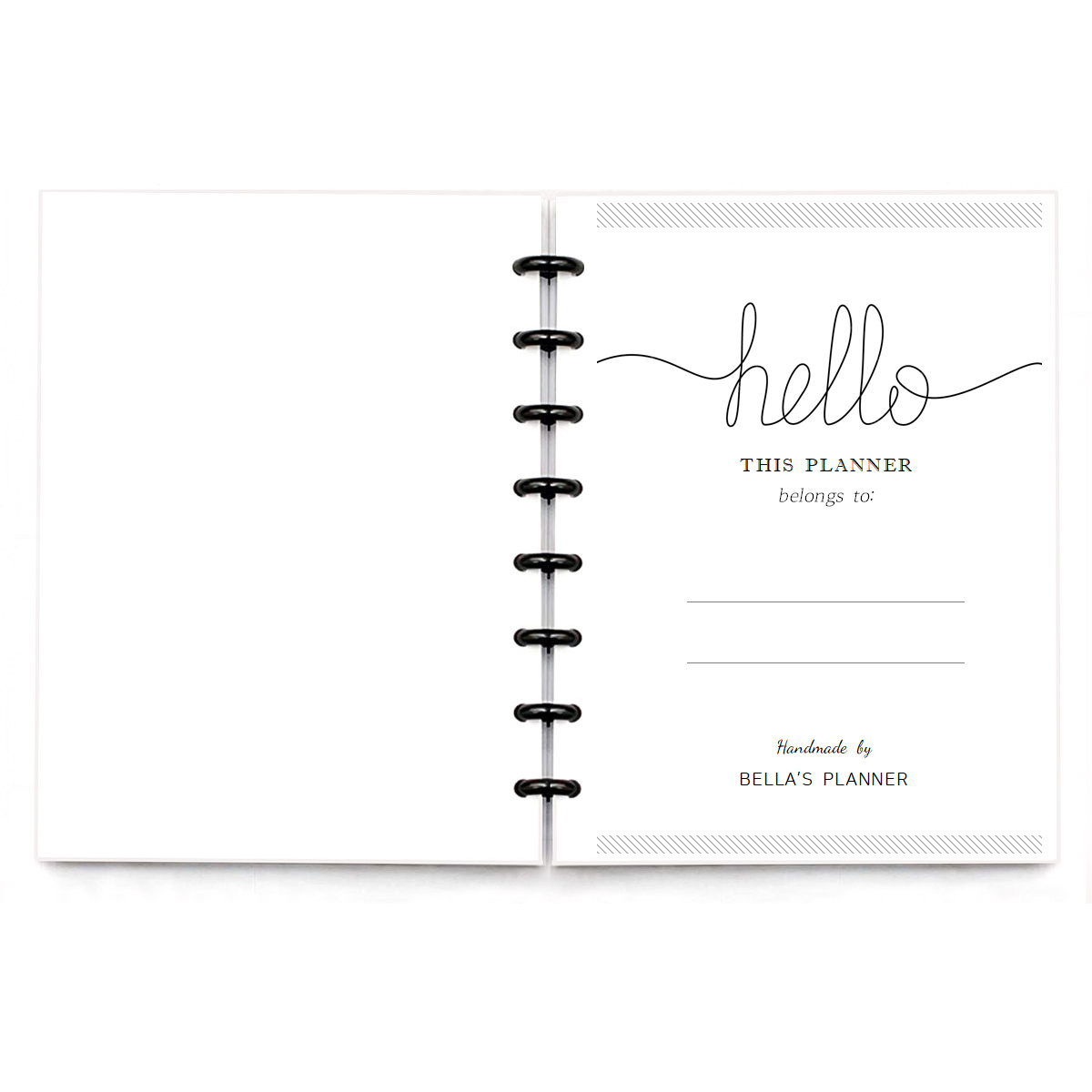 A5 샵 플래너 - 네일 피부 반영구 헤어샵 다이어리 예약관리 장부 : Bellas Planner