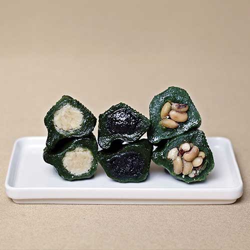 보드레 영광모시잎떡송편 흑임자 1kg (개별포장 10봉 20개입) : 보드레모시떡돌산점