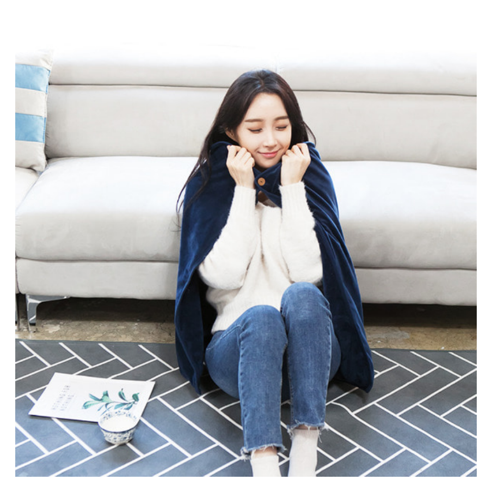더쎈 차량용 온열담요 전기담요 USB 휴대용 캠핑용 차박 카라반 세탁가능 : 디테일로