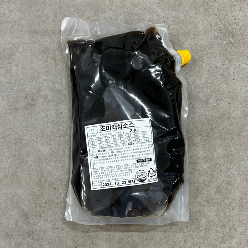 조미액상소스 2kg 업소용 대용량 어묵 우동 : 꼬마건어물