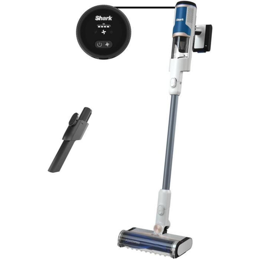 독일배송 SHARK FLOORDETECT 기능이 있는 무선 진공 청소기, 모발 방지 랩 및 POWERFIN, 40분 작동 시간, L : 필앤나우