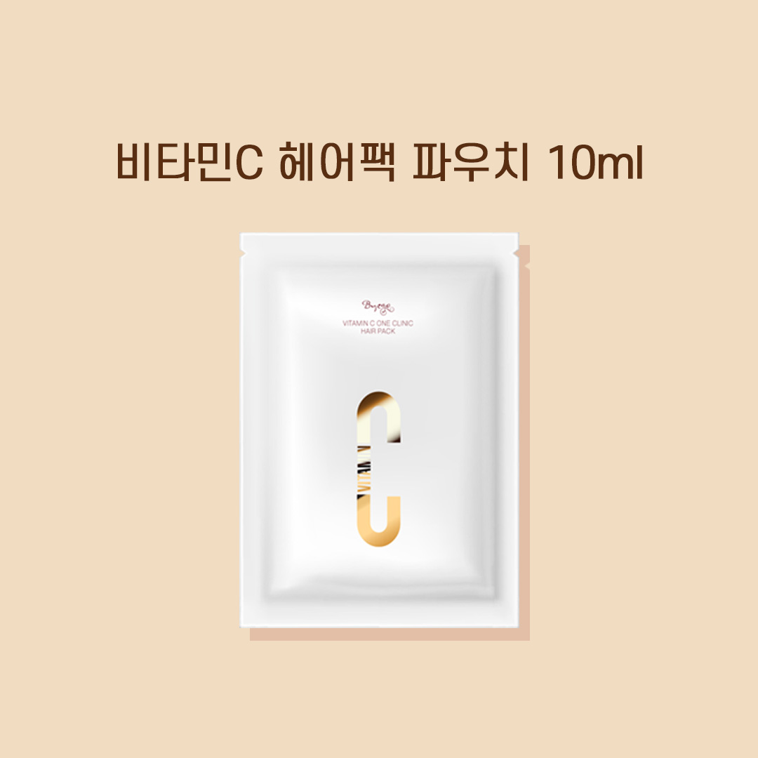 바이에고 비타민C 원크리닉 헤어팩 파우치10ml : 레미디코스메틱