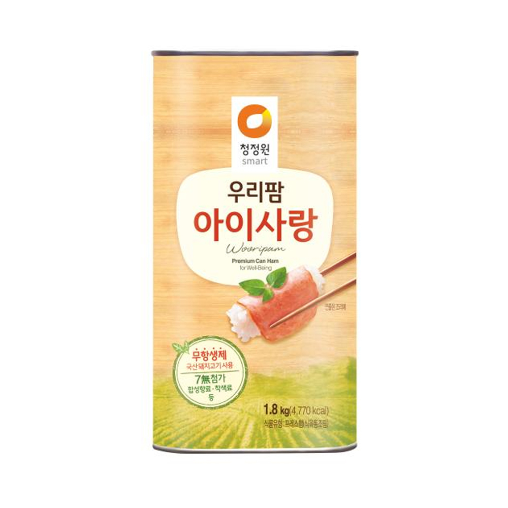 청정원 무항생제 우리팜아이사랑 1.8kg 어린이햄 : 쿠킹스토어