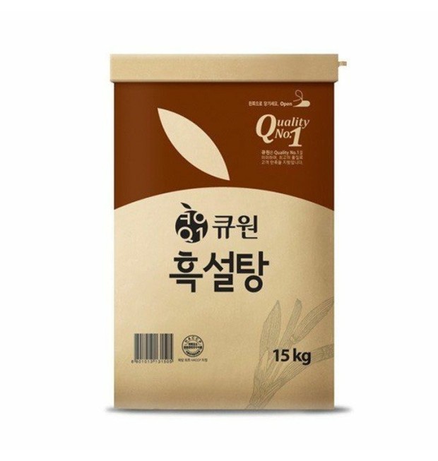 [델리판다]큐원 흑설탕 15kg (업소용 대용량) : 델리판다