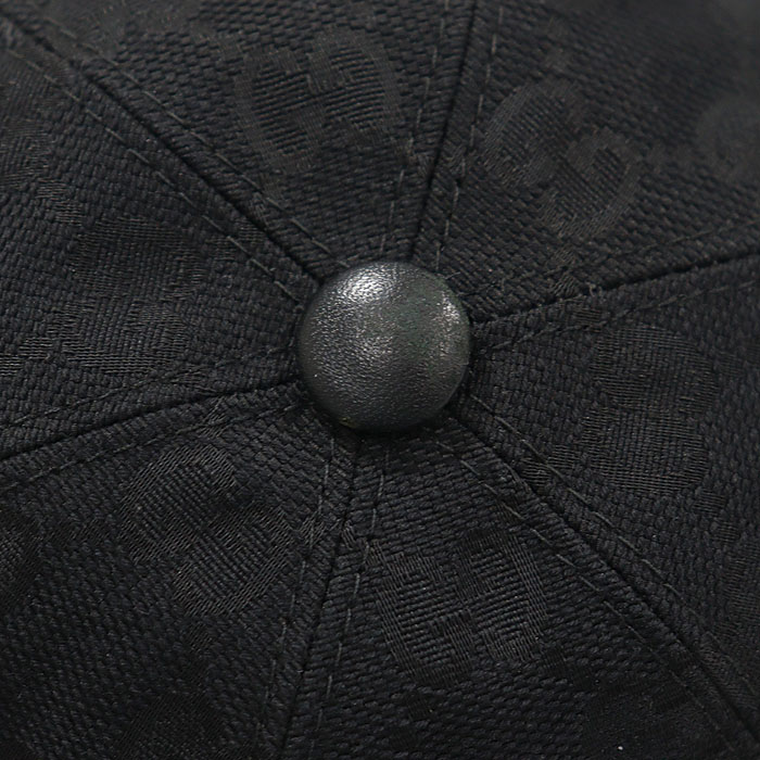 Gucci(구찌) 200035 블랙 오리지널 GG 캔버스 WEB 디테일 야구 모자 XL : 은평중고명품
