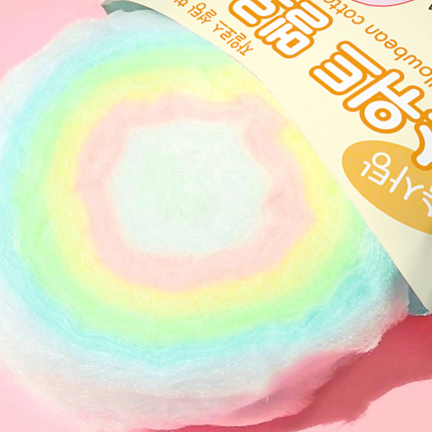 멜로우빈 무지방 솜사탕 8g X 10봉. 자일로스설탕 온가족 아이들 간식 : 지브로와