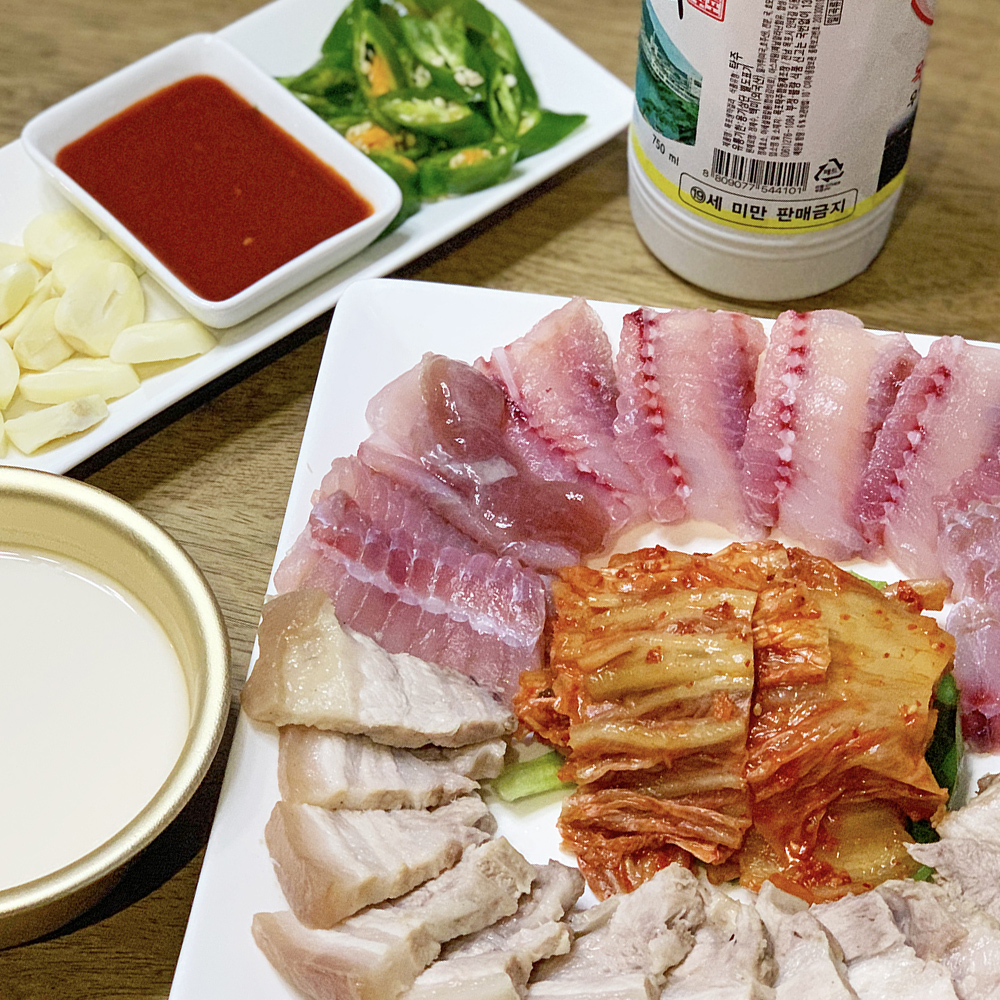 국내산 홍어 목포 흑산도홍어 500g 1kg 삭힌 삼합 : 윤플러스