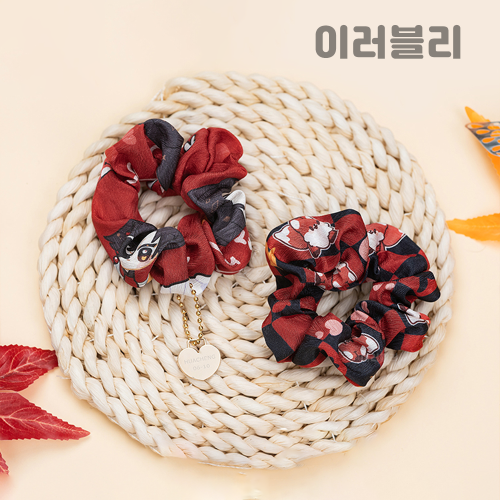 미니돌 천관사복 공식 정품 굿즈 화성 사련 곱창 밴드 머리끈 여우 화성 : 이러블리