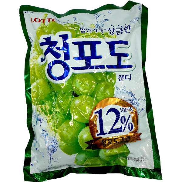 롯데웰푸드 청포도캔디 1445g 1개 대용량 업소용 : 킹도매몰
