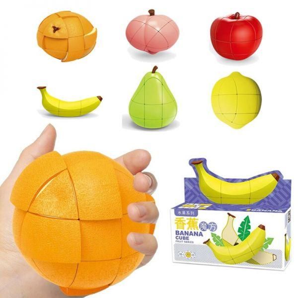 창의적인 재미있는 시뮬레이션 과일 스타일 매직 큐브 3D 애플 바나나 모양 스피드 퍼즐 banana : 천그루의 미니샵