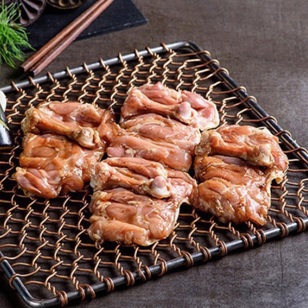 간장맛 닭불고기 캠핑음식 숯불 닭갈비 순살 냉장 1kg : 신길컴퍼니