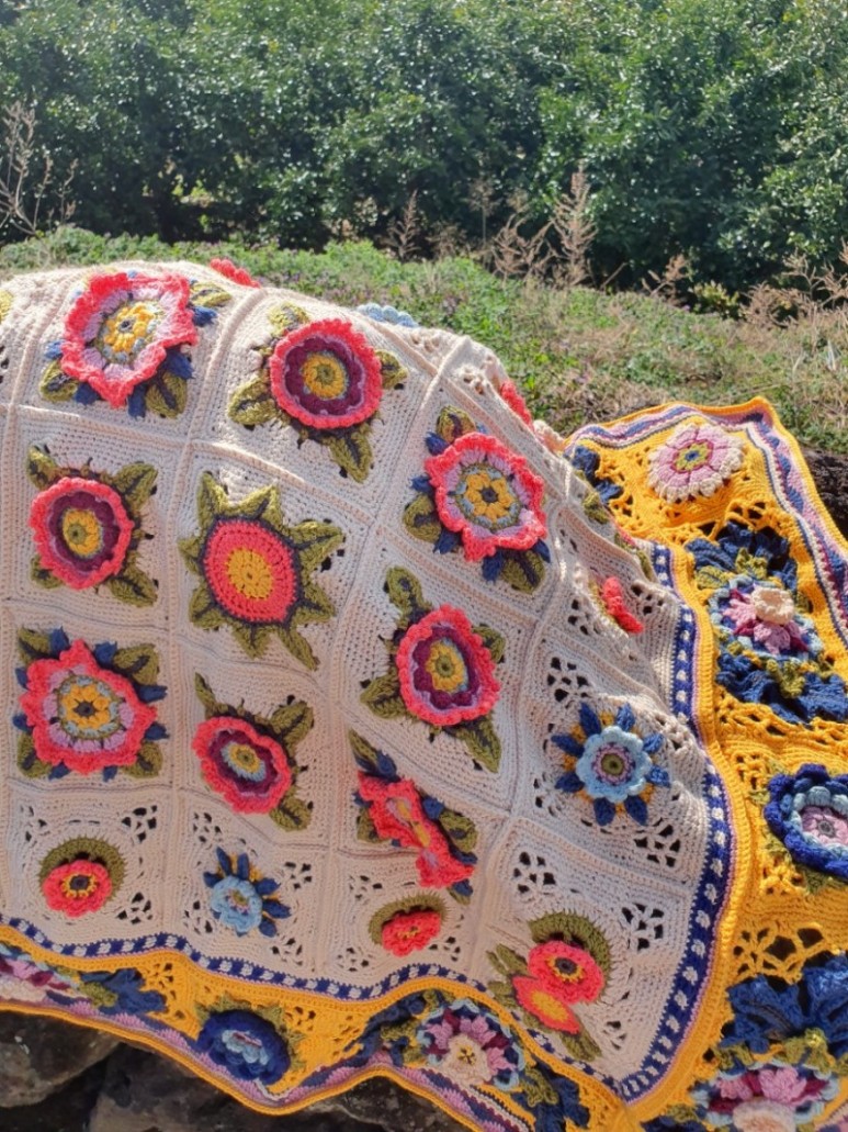 [DIY KIt] 과일정원블랭킷 뜨기 패키지/코바늘 블랭킷/로사티코지 : Rosateacozy