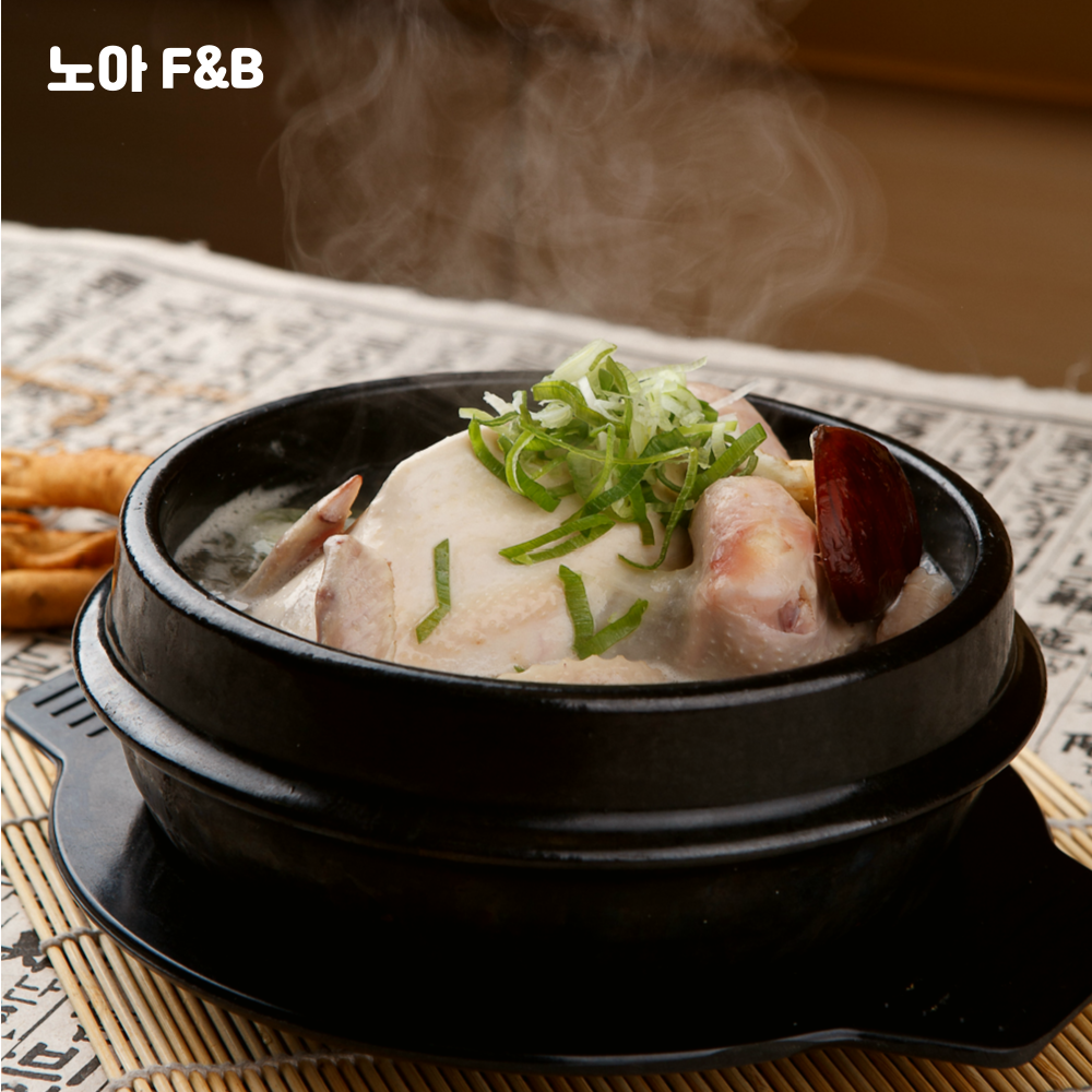 노아F&B) 삼계탕 닭백숙 밀키트 업소용 1kg : 노아에프엔비