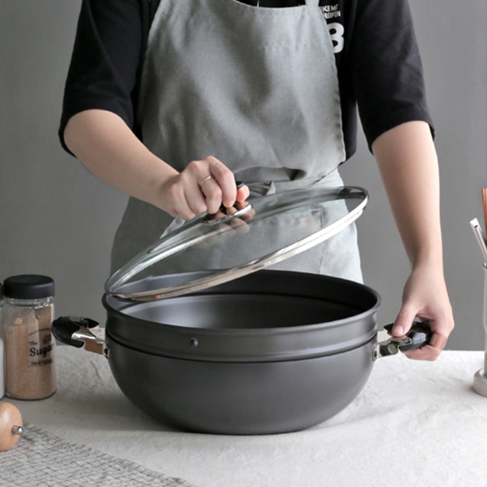 굴찜기 석화 조개 가리비 찜기 2단 : 탐코라마