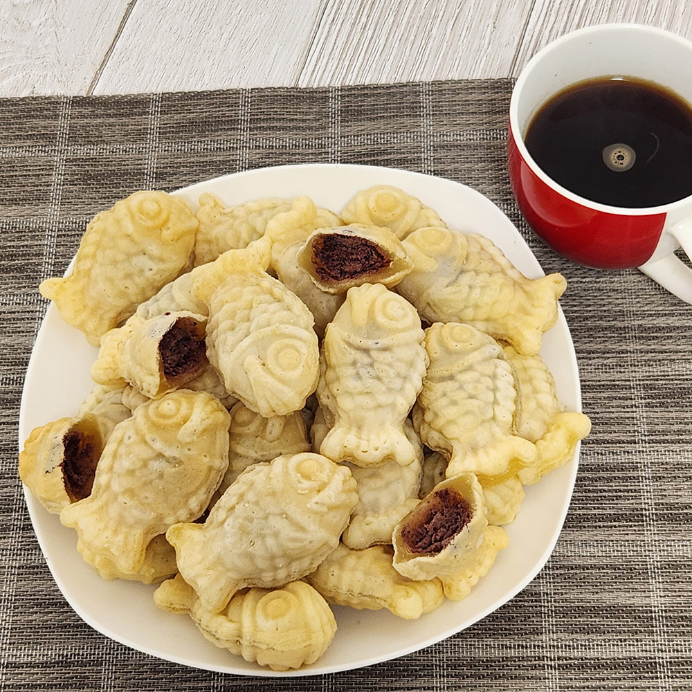 맛도란 델리 한입붕어빵 냉동미니붕어빵 겨울간식 팥 앙금 쌀가루 : 온세담