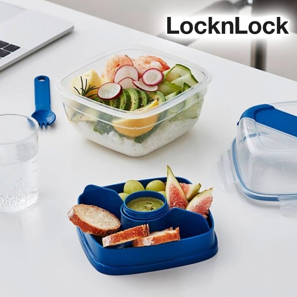 락앤락 도시락통 샐러드용기 과일 김밥 통 투고 950ml : 라베노