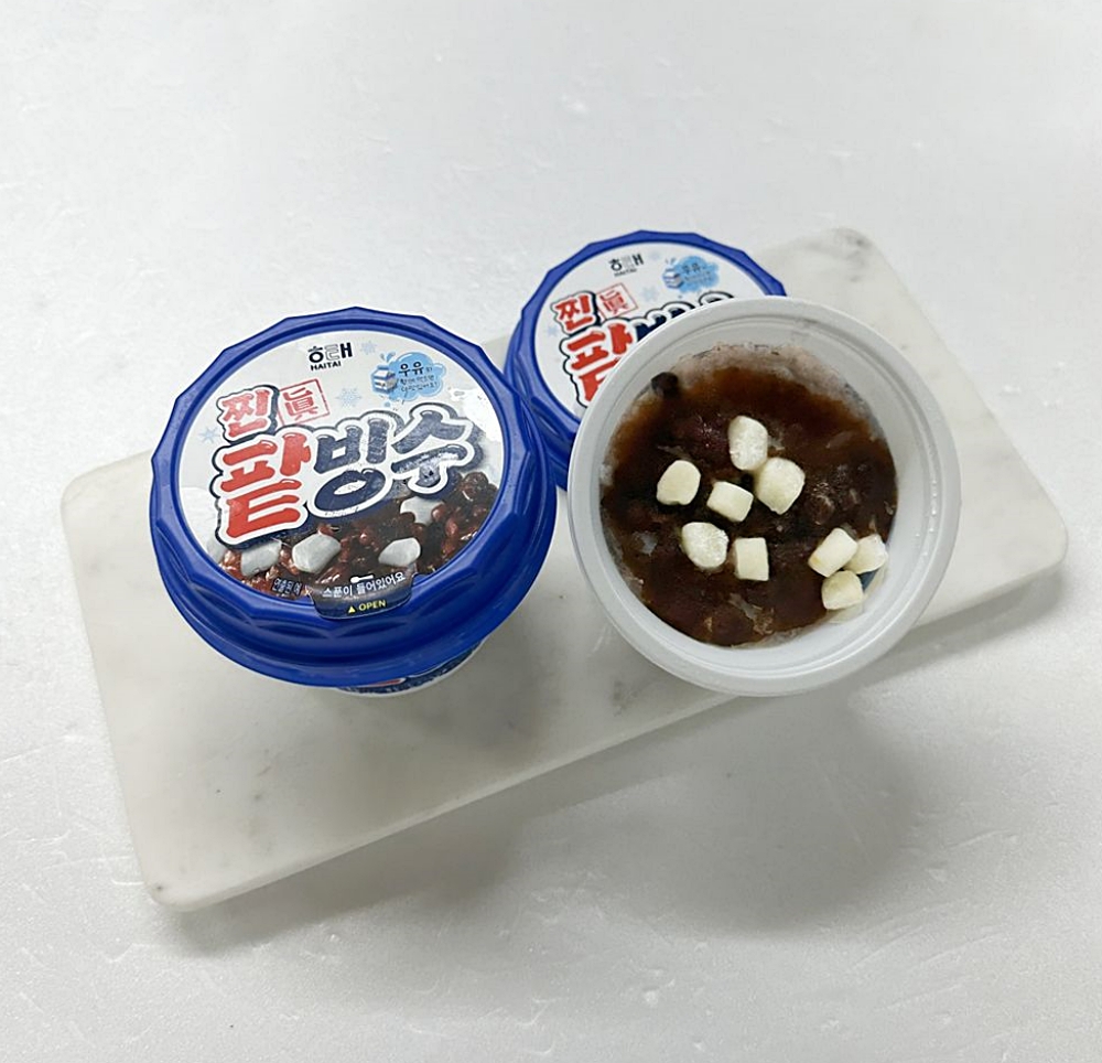 찐팥빙수 컵 COOL 12개 1박스 해태 아이스크림 아이스크림도매 : 수앤서마켓B