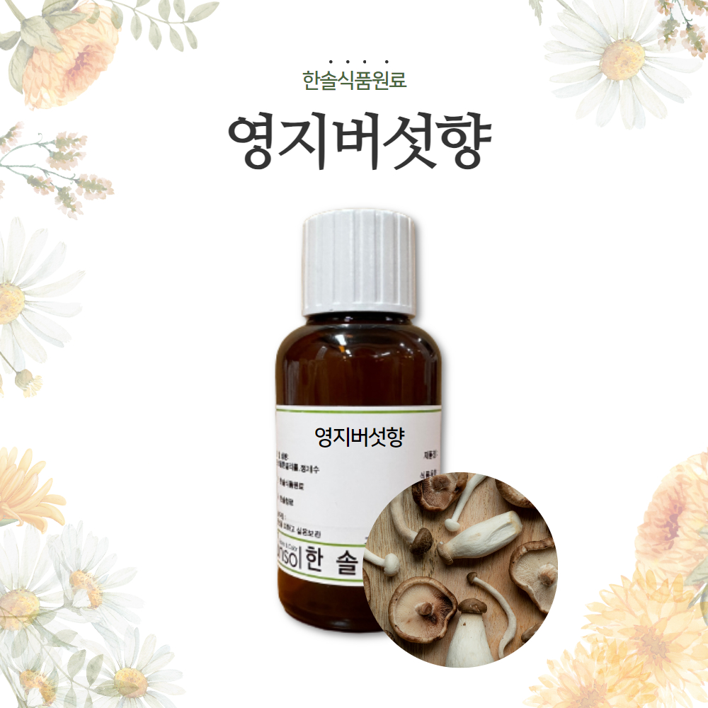 한솔식품원료 합성향료 영지버섯향 1kg : 한솔식품원료