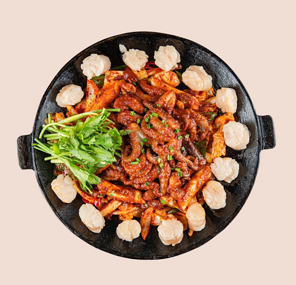대창쭈꾸미볶음 주꾸미 함량 가득 부산낙곱새회관 대창 쭈꾸미 볶음 : 수앤서마켓B
