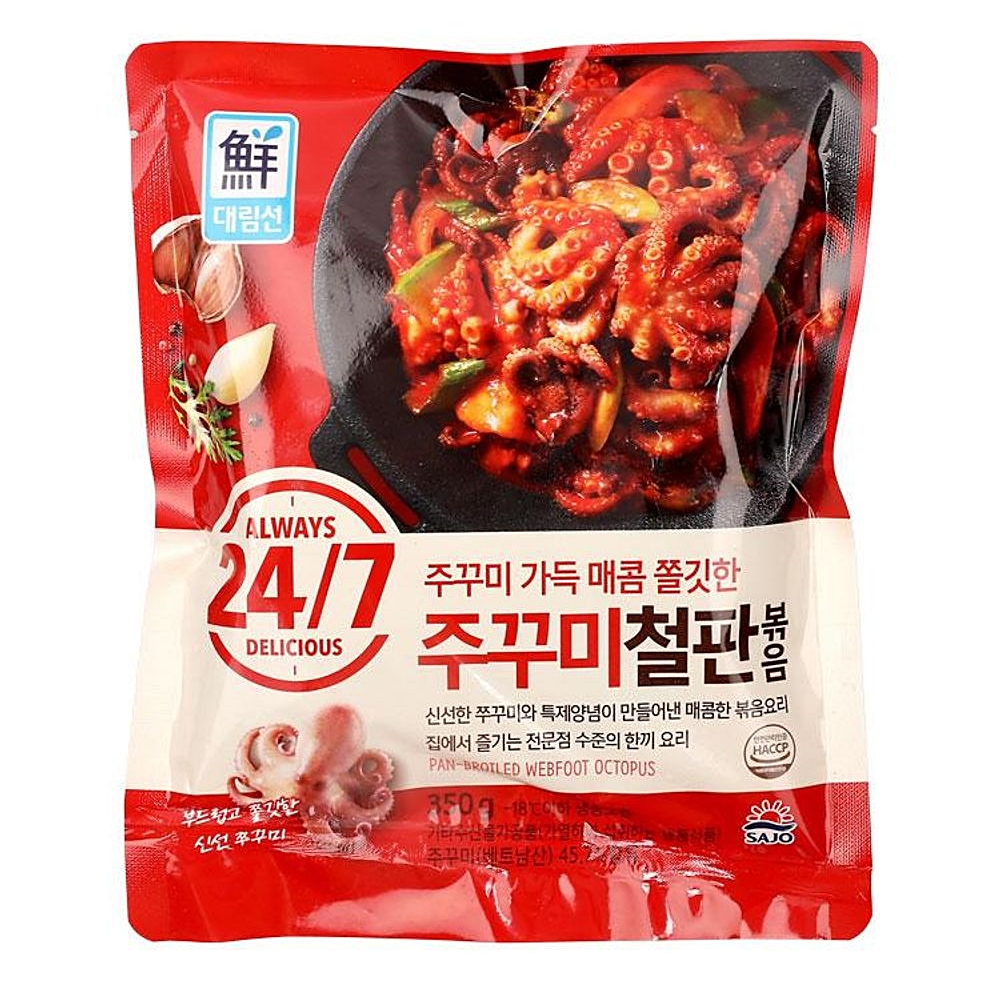 쭈꾸미 수산가공식품 사조대림 철판볶음 350G 해물볶음류 : 수앤서마켓B