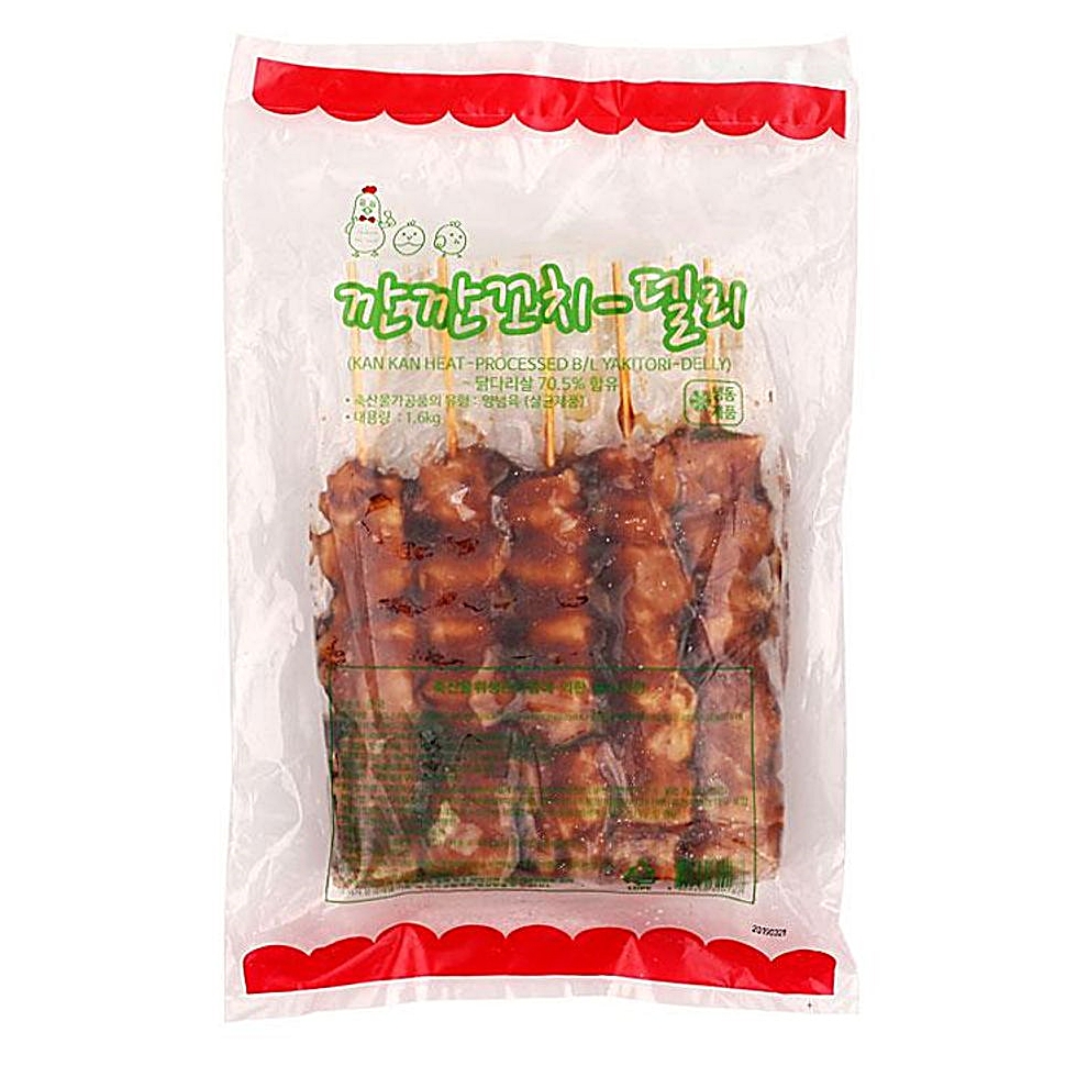 숯불닭꼬치 축산 영해 1.6KG 닭양념육 축산가공식품 : 수앤서마켓B