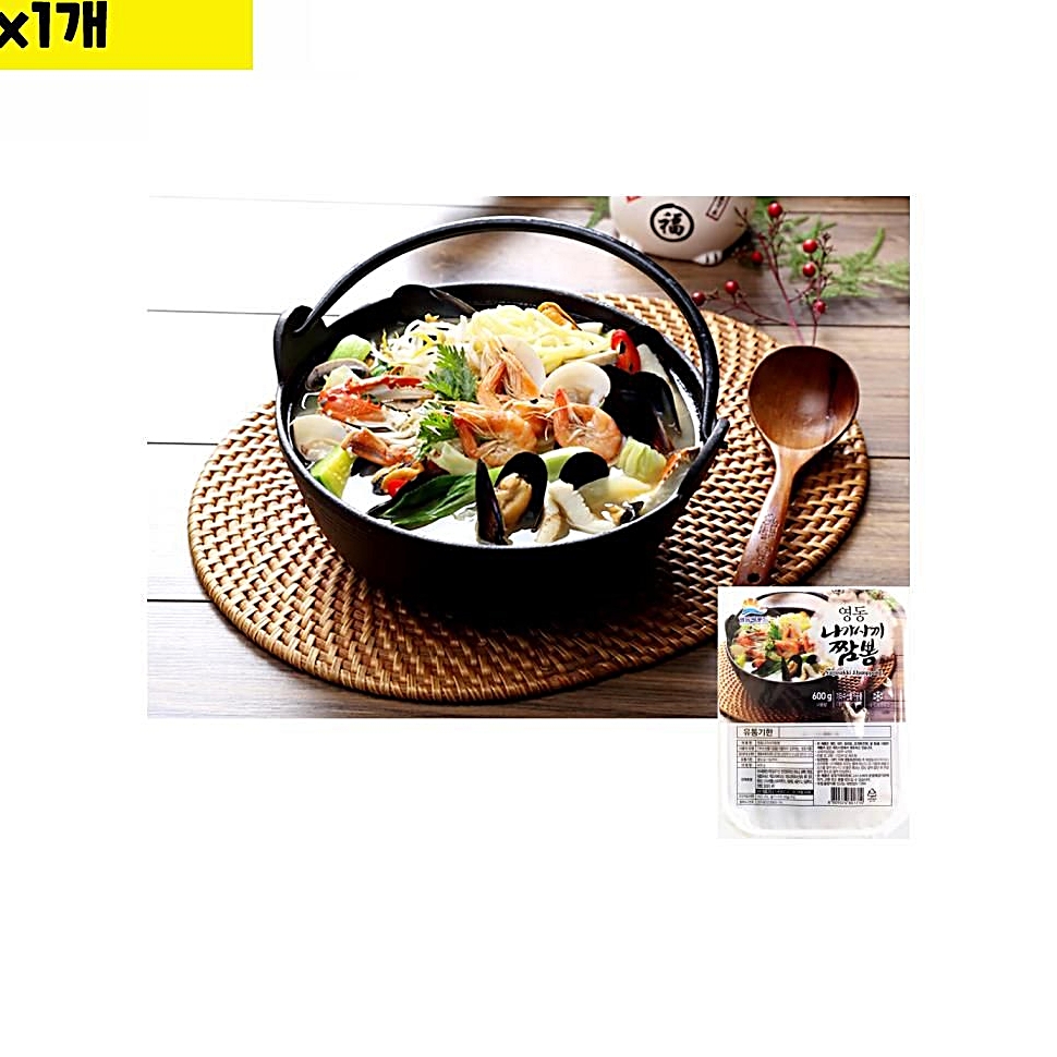 사천해물짬뽕 짬뽕 식자재 식재료 도매 영동 나가사끼짬뽕 600g : 수앤서마켓B