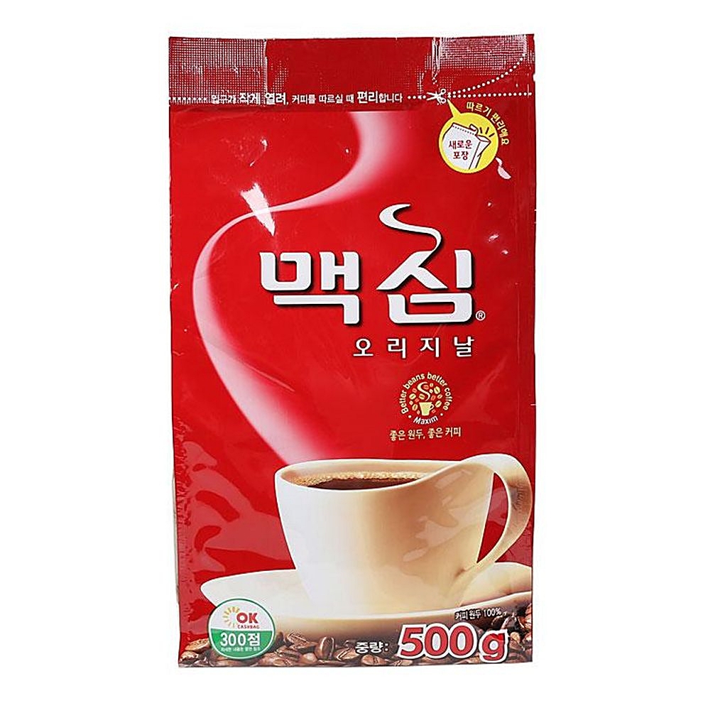 맥심 커피믹스 동서 오리지날 커피 R 500G 커피 : 수앤서마켓B