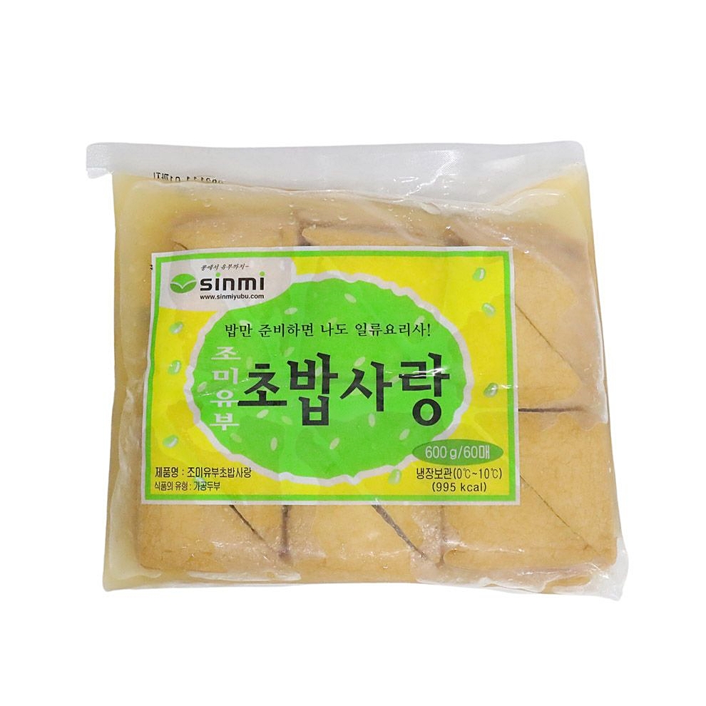 수입식자재 그로서리 초밥사랑 조미유부 60매 600g 수입식품 수입식재료 : 수앤서마켓B