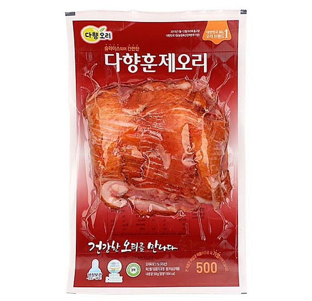 훈제오리 축산 다향 500G 오리훈제 축산가공식품 : 수앤서마켓B