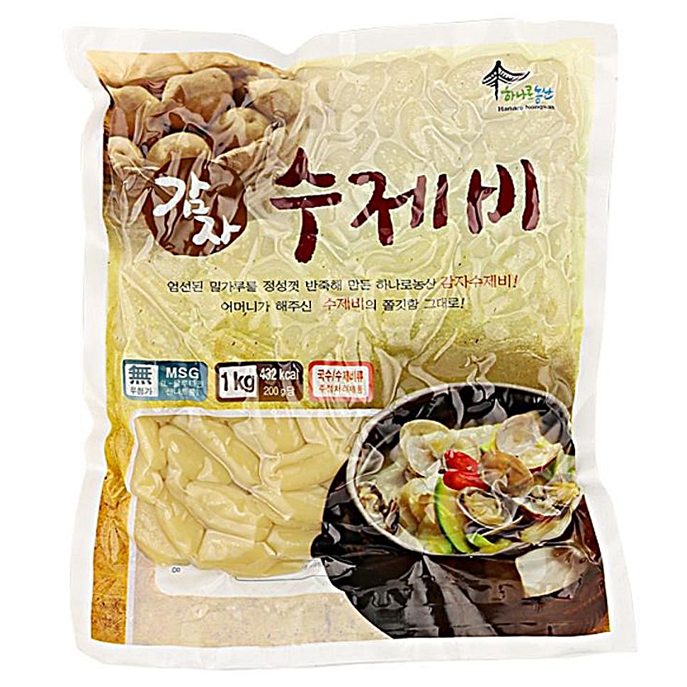 감자 간편조리식품 하나로 수제비 1KG 기타냉동 : 수앤서마켓B