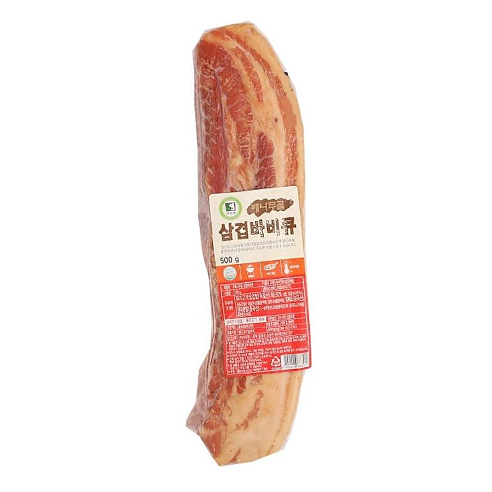배나무골 통 이목원 삼겹 바비큐 500G 바비큐 : 수앤서마켓B