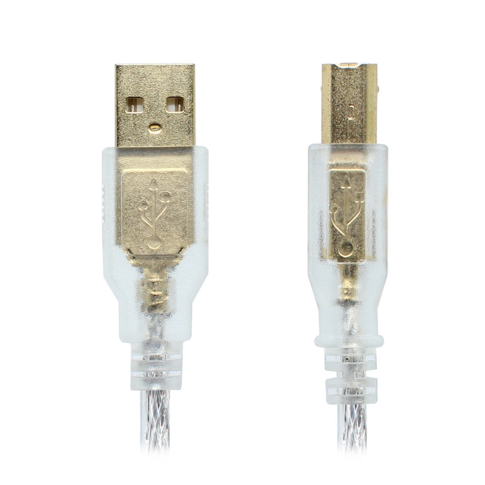 프린터 케이블 USB 2.0 프린트 선 AM BM 연결선 B타입 1.8m, 1개 : 리버네트워크