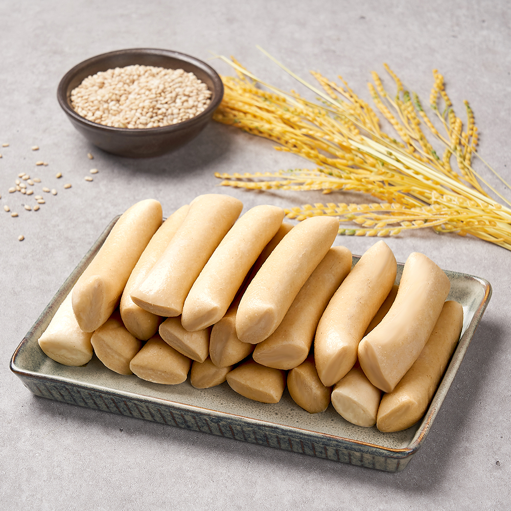 발아현미 가래떡 1kg 떡 떡볶이 아침식사대용 간식 영양떡 : 맛삿갓