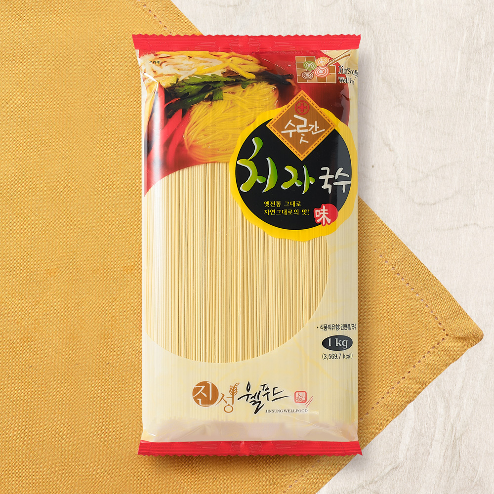진성웰푸드 수랏간 치자국수 1kg : 진성웰푸드