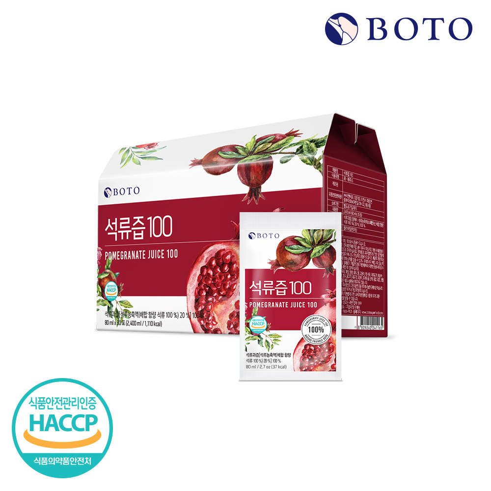 보뚜 석류즙100 30포 1박스 : BOTO