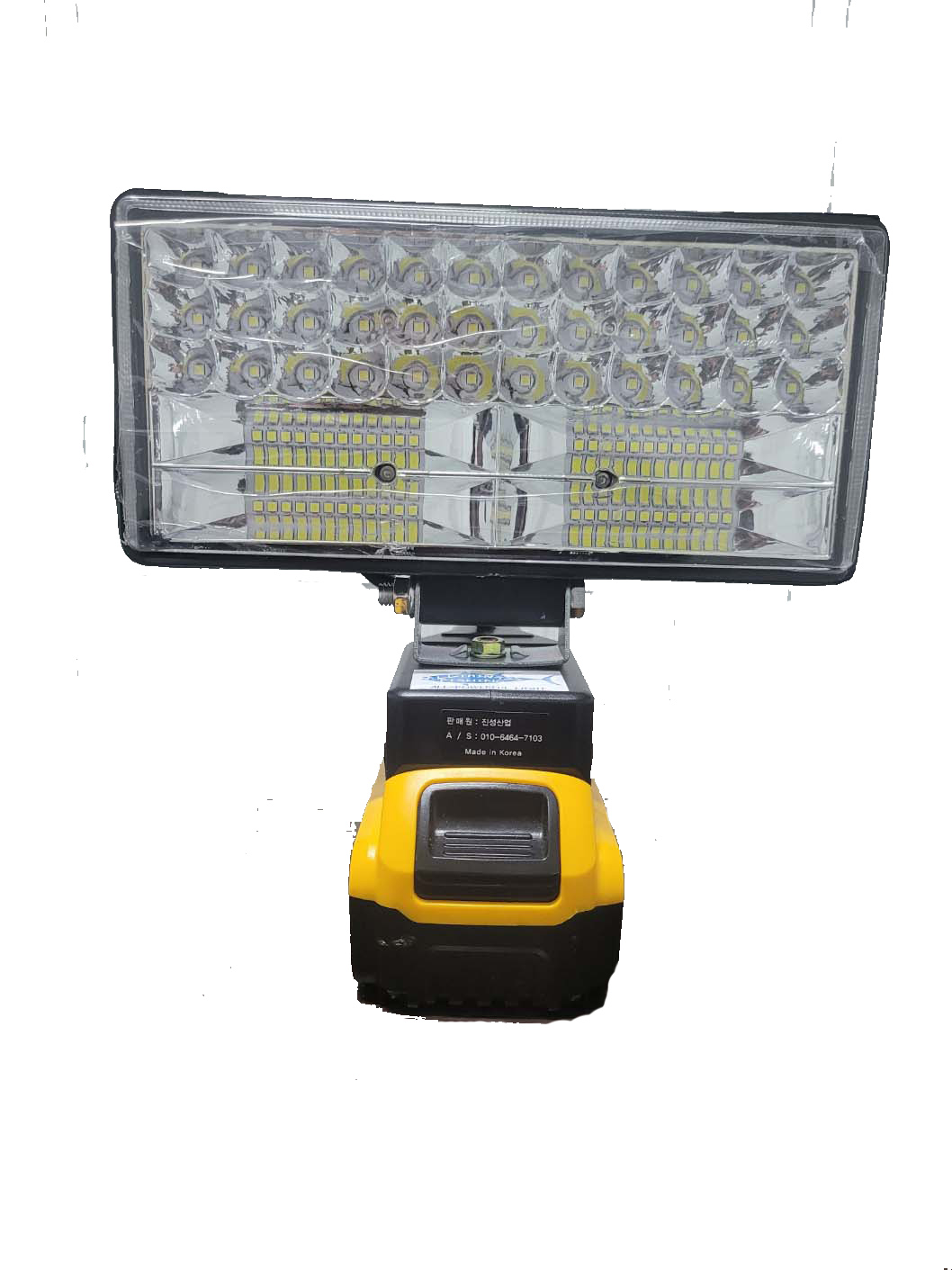 작업등 LED 100W 캠핑등 랜턴 집어등 디월트배터리 호환 : 와니바바몰