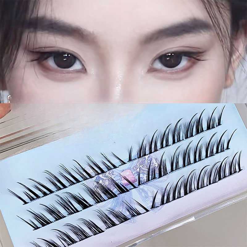 길쭉한 눈꼬리 일회용 인조속눈썹 여우눈 메이크업 : ShopPoint