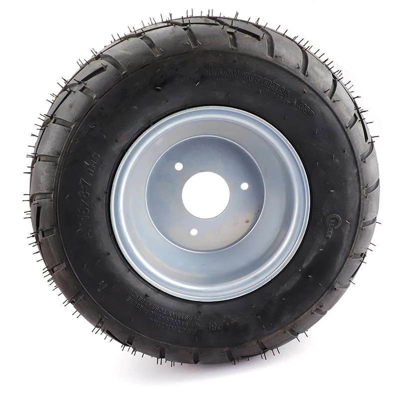 도시 도로 타이어 및 휠 허브 ATV 고 카트 4 대 오토바이용 16x8-7 인치 125cc 110cc : 웅산