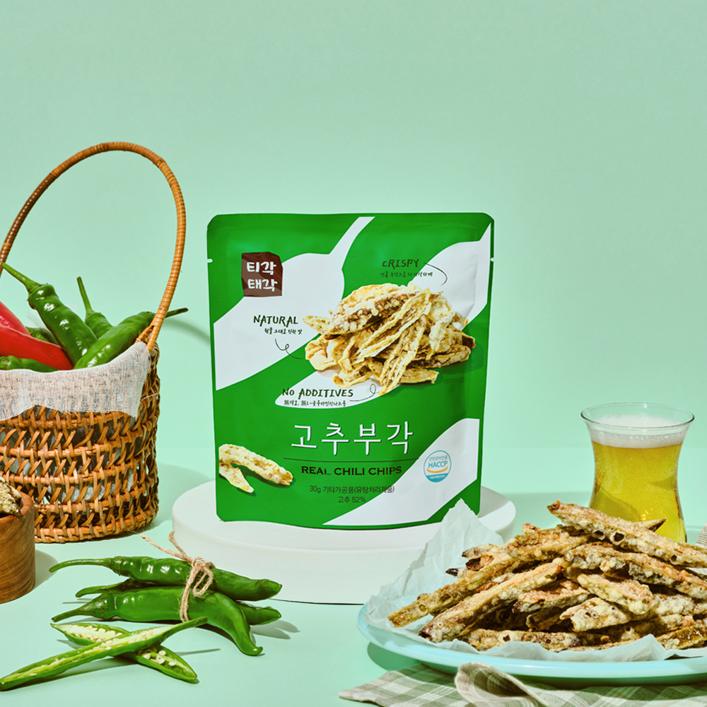 바삭고소 김부각 외 30g 부각 8종 30g x 6봉 속초 중앙시장 명물 티각태각 : 티각태각