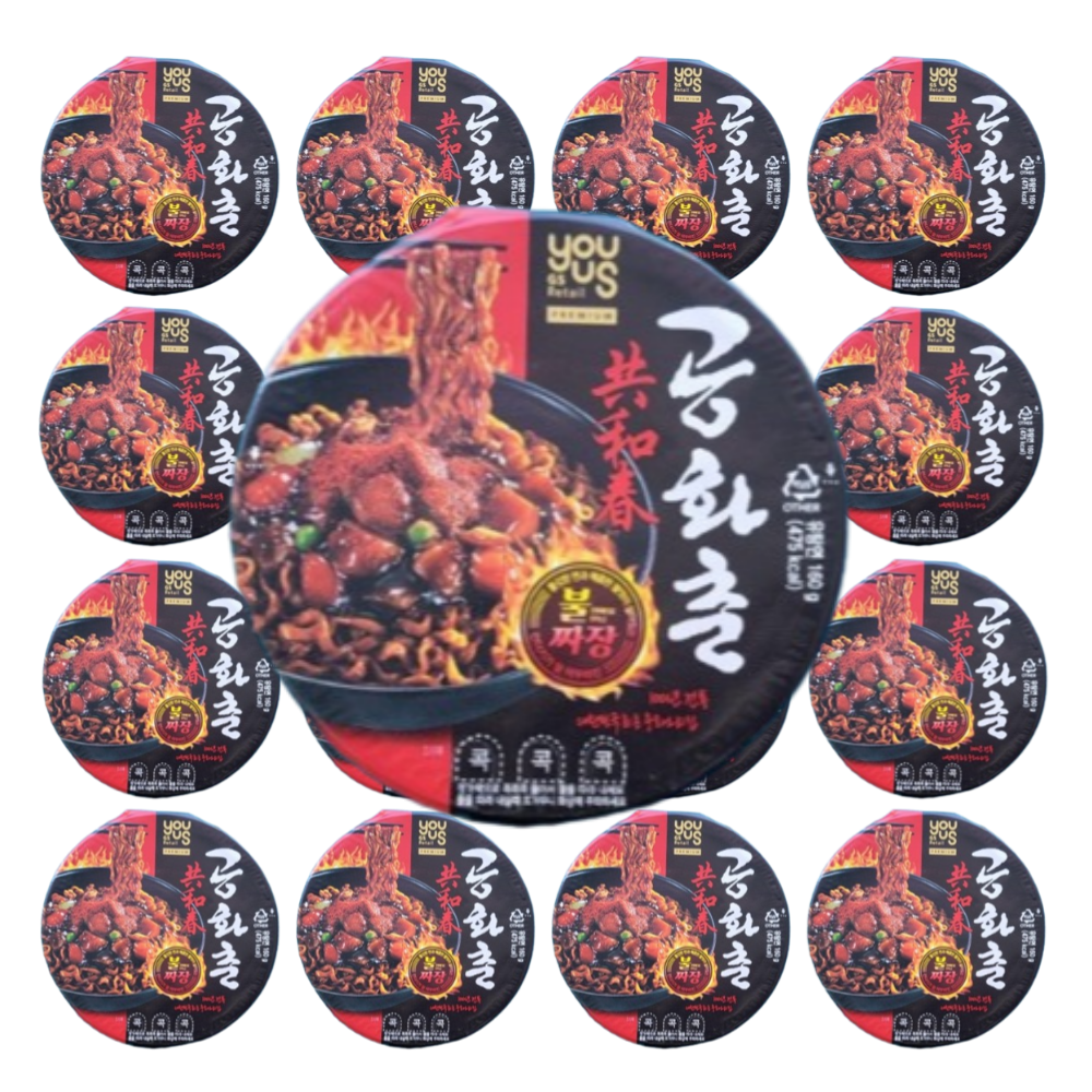 유어스 공화춘 짜장 큰컵 160g 6개 : 마켓지피티