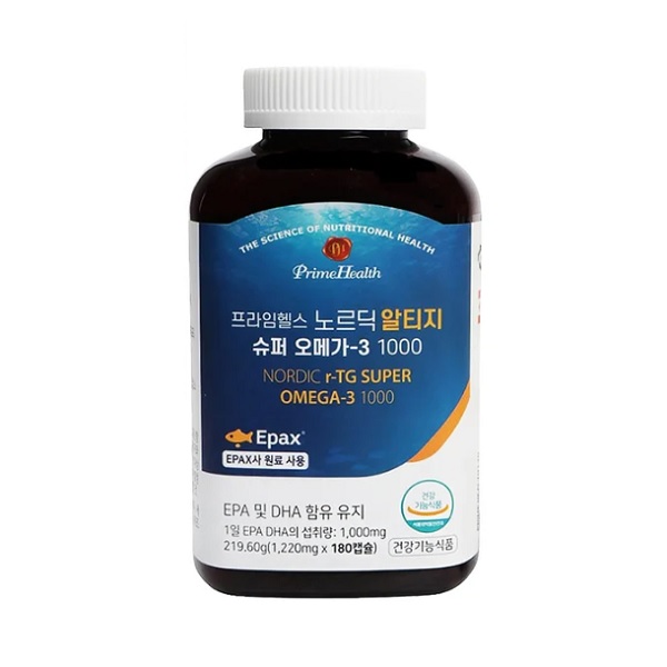NEW EPAX 노르딕 RTG 슈퍼 오메가3x 180캡슐 건강기능식품 : 그린필터랑
