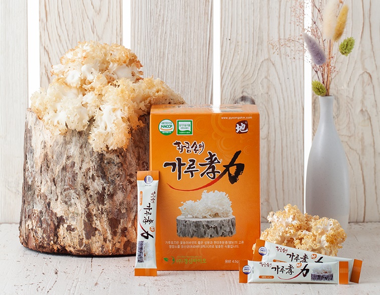 꽃송이버섯 효소 발효현미버섯 스틱형 지 405g 90포 원산지 국산 : 건강할배