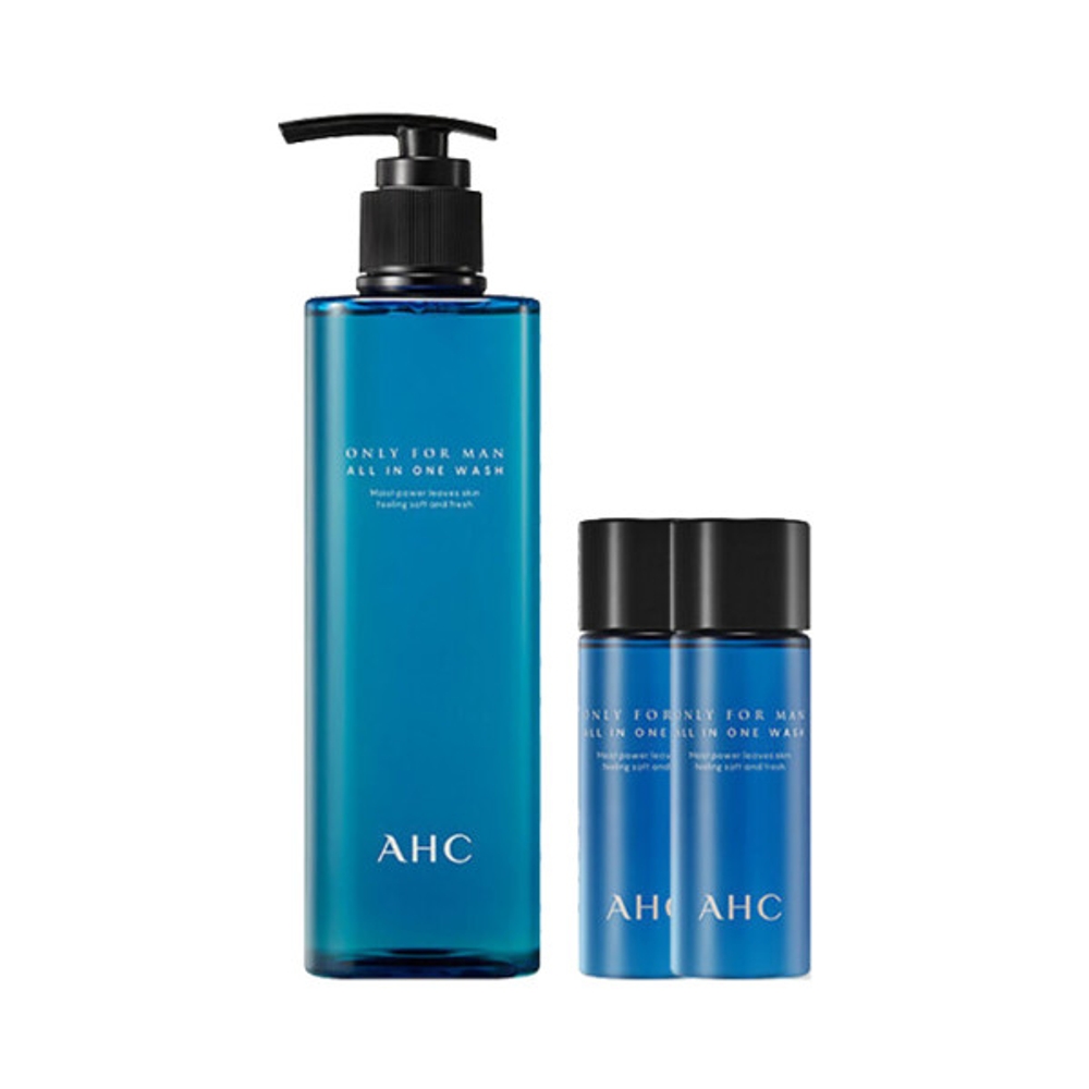 AHC포맨 올인원 워시 500ml 증정30ml 2개 : 반샐리