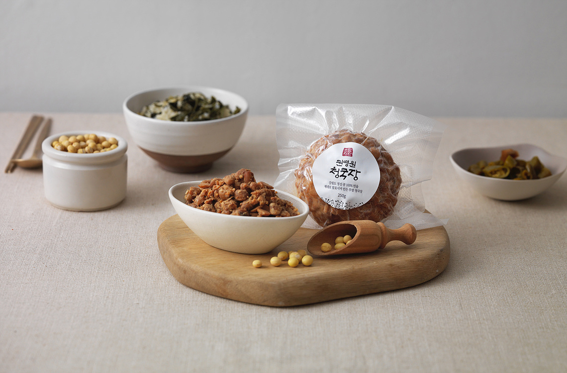 소담정찬 권영원 무염청국장 250g x 4개 : 권영원 소담정찬