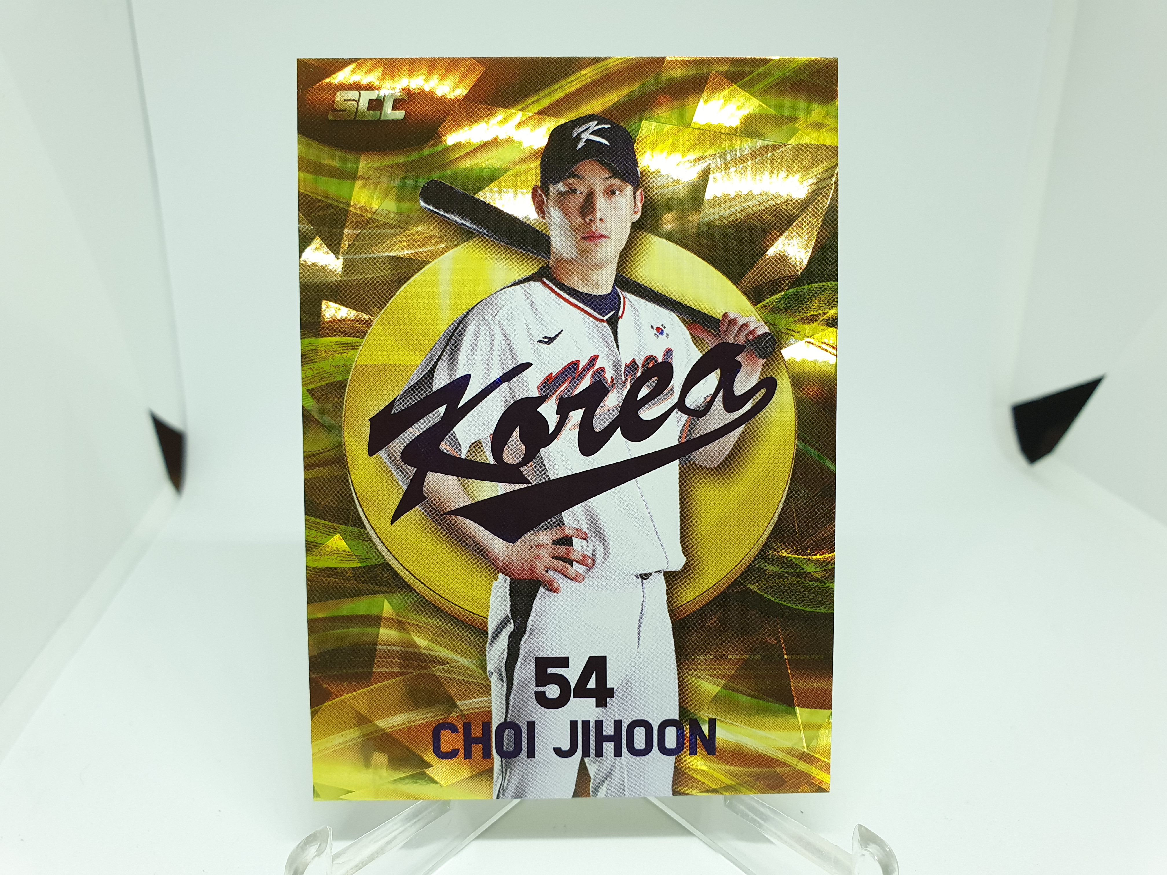 최지훈 SSG 랜더스 2023 SCC KBO리그 카본 KARBON 국가대표 인서트 수집 야구카드 포토카드 : 트윈스샵