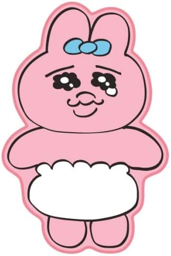 오빤쮸우사기 무릎 큰 특대 담요 오판츄우사기 빤쮸토끼 : 워터멜론슈가