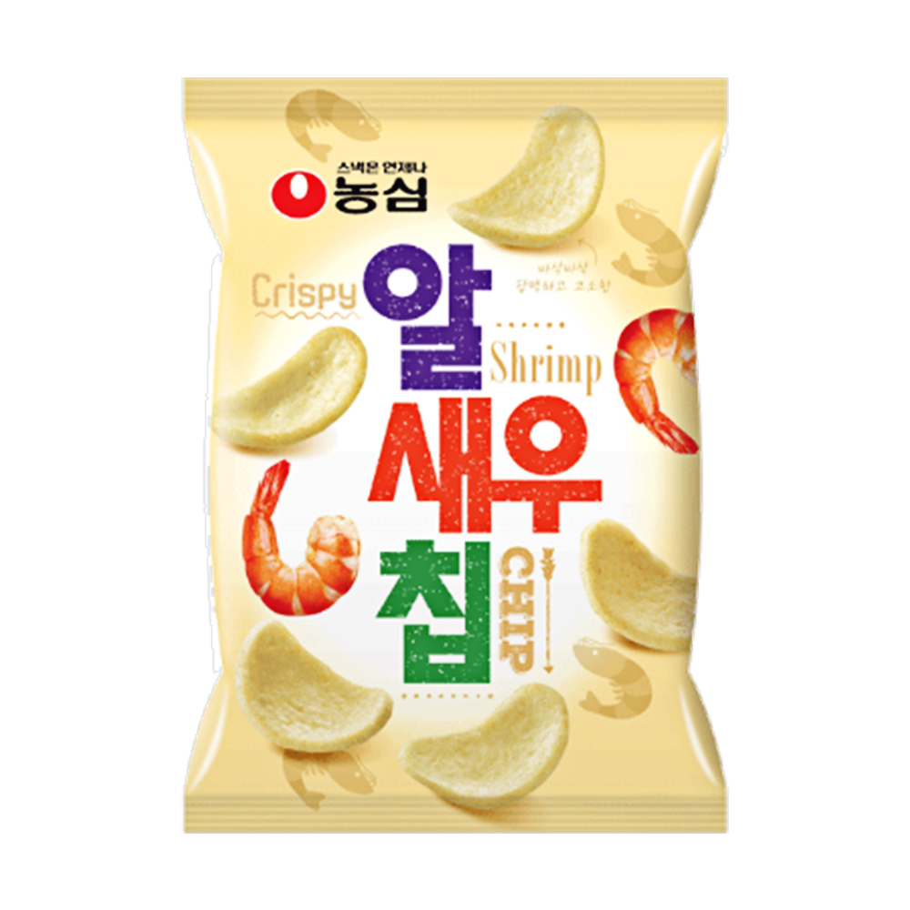 농심 알새우칩 68g x 20봉 스낵 과자 : 커피몰