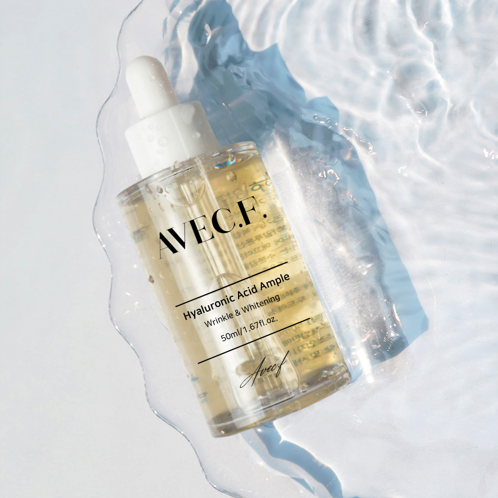 [아베크 히알루론산 앰플 50ml] 주름 미백 앰플 세럼 에센스 수분 보습 : AVEC.F.